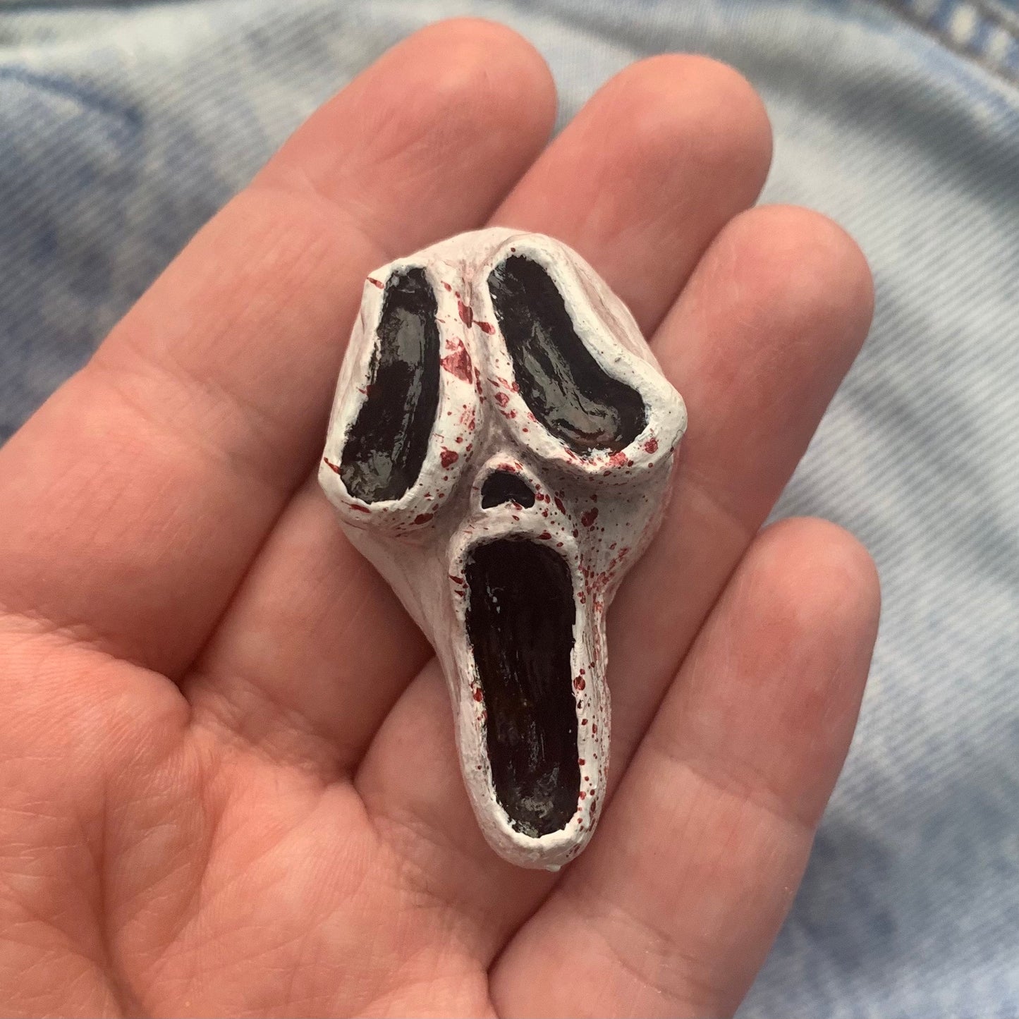 Ghost Face - Scream inspired Pin/Brooch