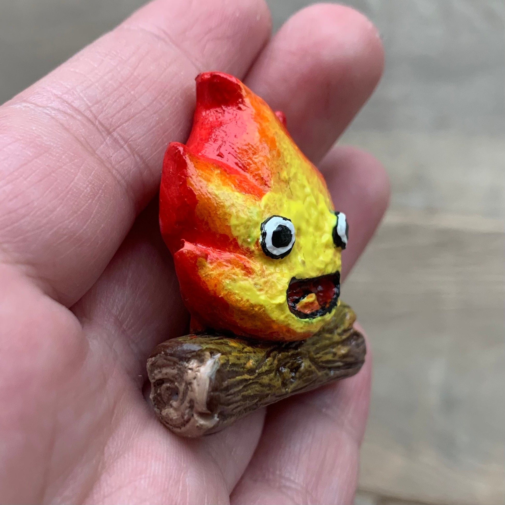 Calcifer - Howl’s Moving Castle inspired Pin/Brooch