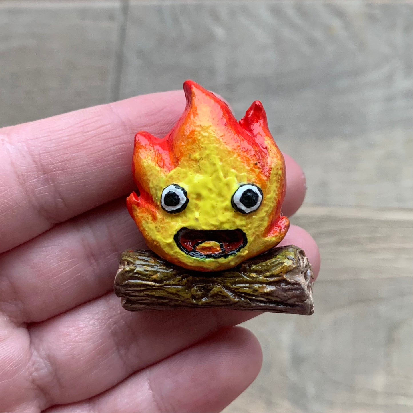 Calcifer - Howl’s Moving Castle inspired Pin/Brooch