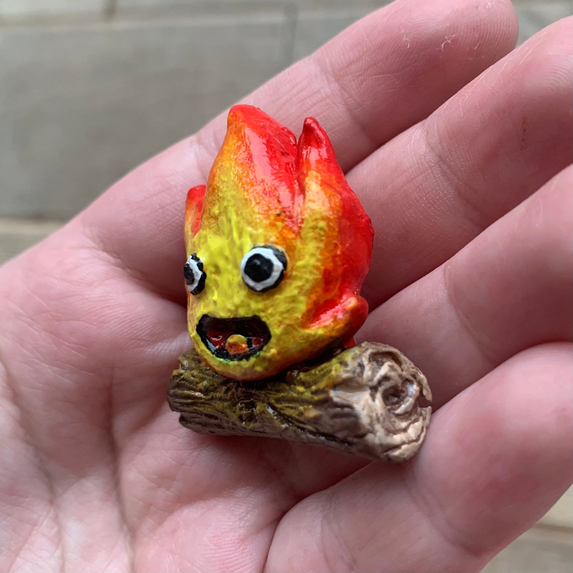 Calcifer - Howl’s Moving Castle inspired Pin/Brooch